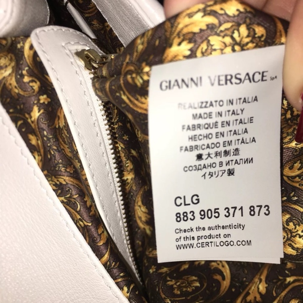 🚫SOLD🚫 Versace Barocco Altea Vanitas Leather Bag - Picture 8 of 8